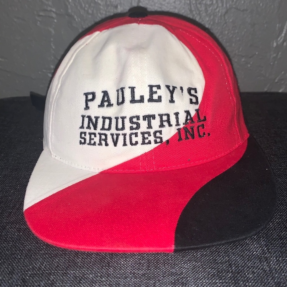 Vintage Pauleys Machine Shop Color Block Hat